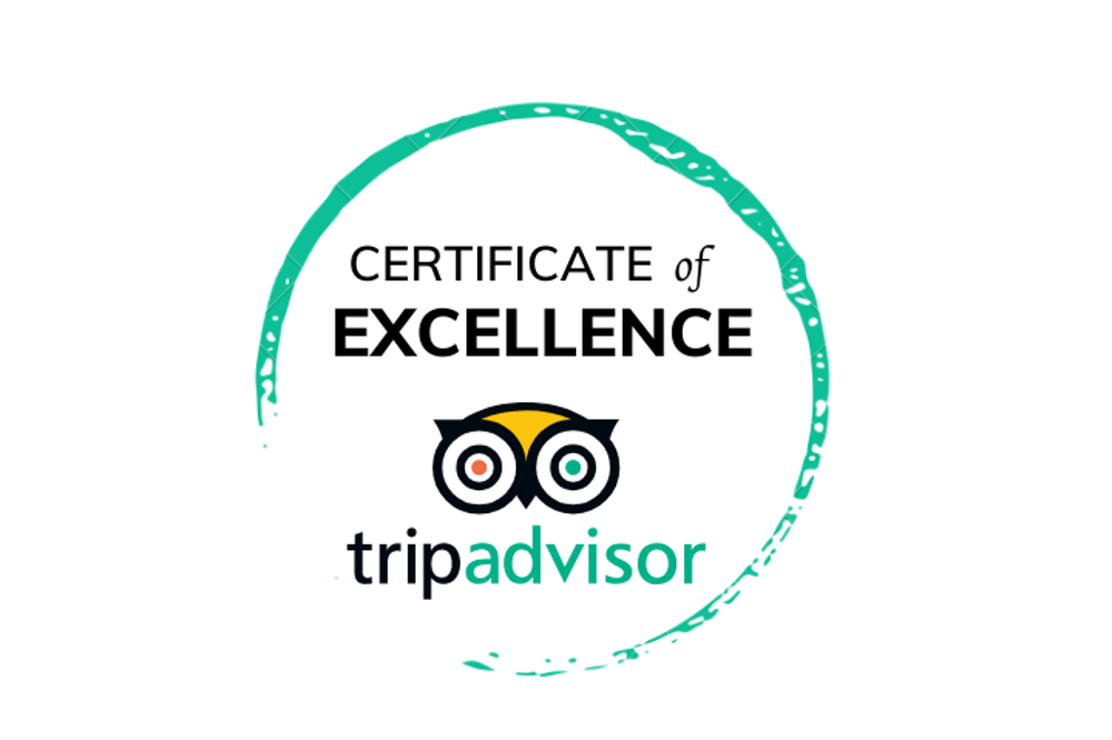 Certificate of Excellence Trip Advisor