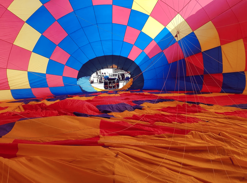 hot air balloon ride