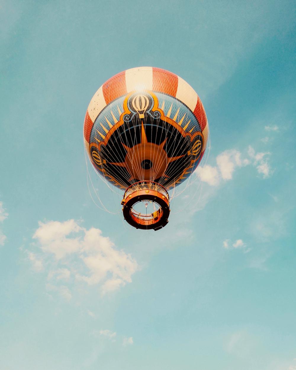 Old hot air balloon